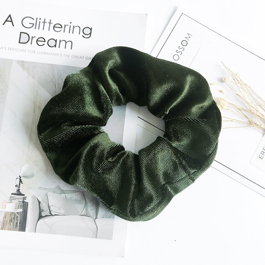 Flannel Hair Tie Ponytail Flannel Hair Tie Ponytail